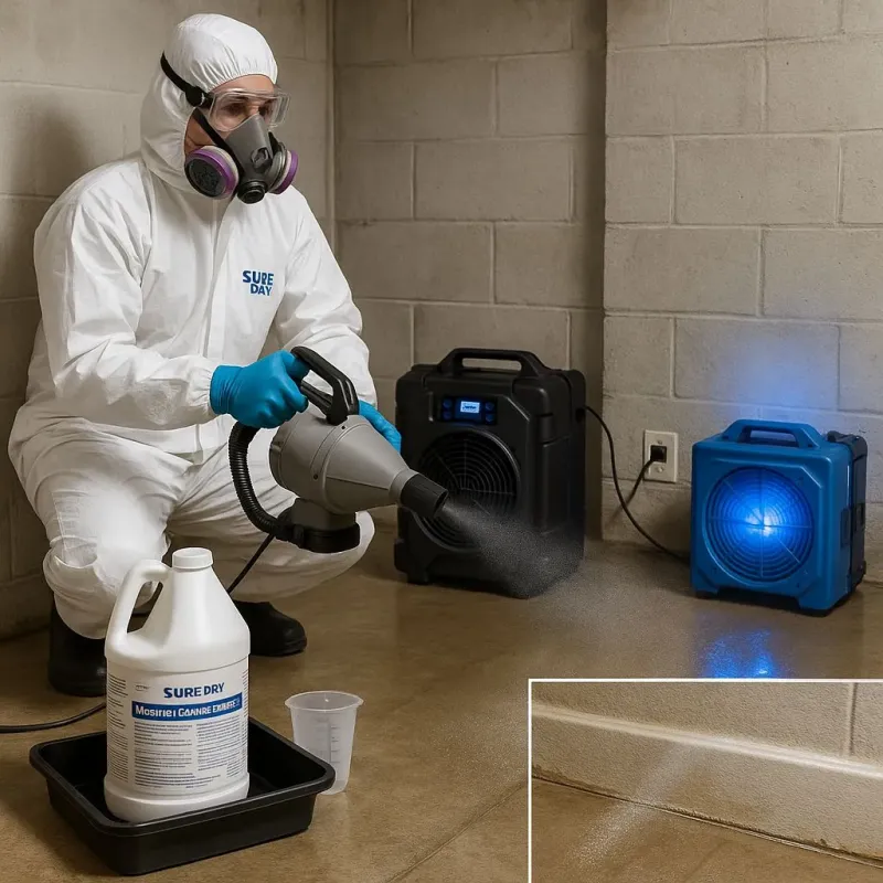 Sanitization and Odor Removal process in Harleigh, PA
