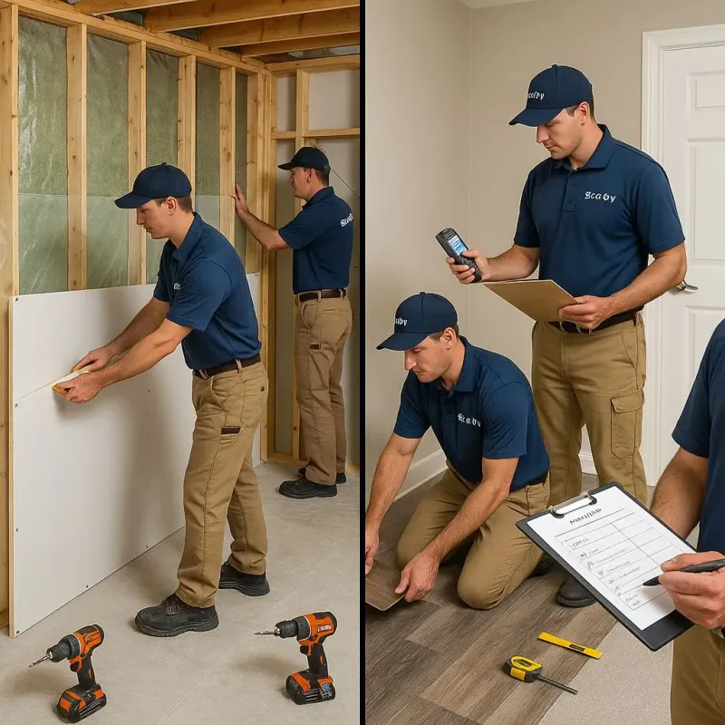 Repairs and Reconstruction process in Harleigh, PA